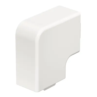 OBO Bettermann Flachwinkelhaube WDK HF25040RW | 90° Kabelkanal Flachwinkel | 25x40mm | PVC | IP30 | reinweiß RAL9010
