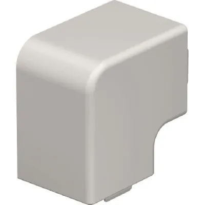 OBO Bettermann Flachwinkelhaube WDK HF40040RW | 40x40mm | 90° | PVC | aufrastbar | IP30 | RAL9010 reinweiß