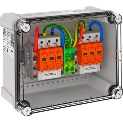 OBO BETTERMANN Generatoranschlusskasten PVG-BC 900K 110 | DC-Stringbox Typ 1+2 | 900V DC | 41A | IP67