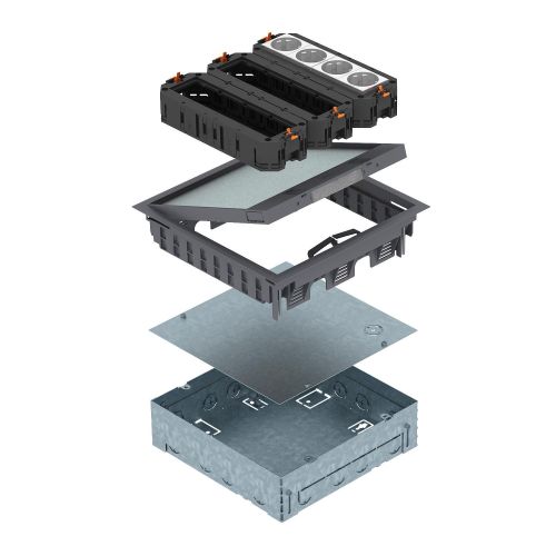 Bild: OBO Geräteeinsatz UDHOME GES9 7011 m.EG 264x264x73mm gr