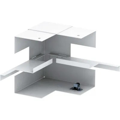 OBO BETTERMANN Inneneck GS-SI70130RW 6277240 | Geräteeinbaukanal | 70x130mm | Stahl | IP30 | reinweiß RAL9010