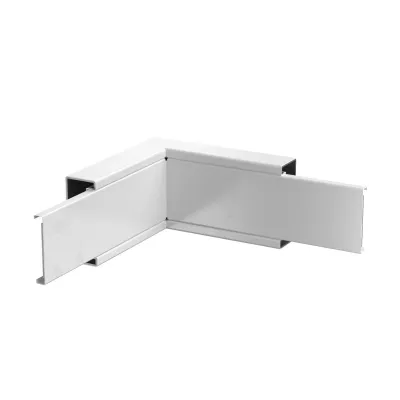 OBO Bettermann Inneneck PLM IC 0410 RW | Brandschutzgewebe 90° | Stahl beschichtet | 190x100x40mm | RAL 9010 reinweiß