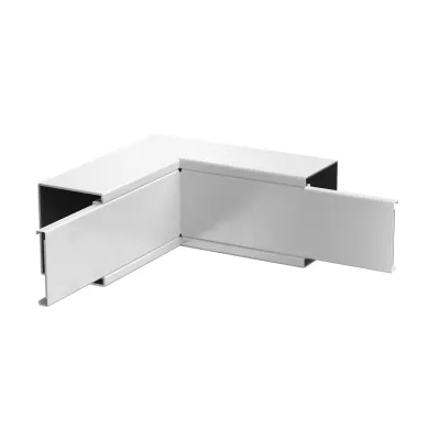 OBO Bettermann Inneneck PLM IC 0810 RW | Installationskanal 90° | 230x100x80 mm | Stahl beschichtet | RAL9010