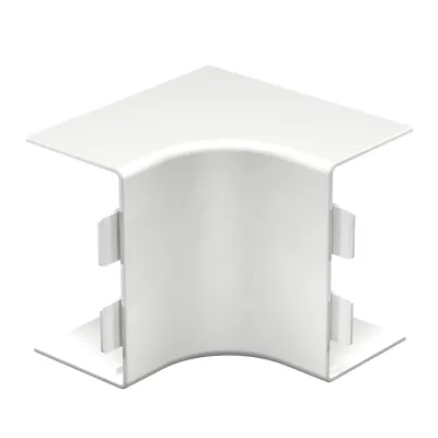 OBO BETTERMANN Inneneckhaube WDKH-I60110RW | 60x110mm | halogenfrei | Kunststoff PC/ABS | 90° | IP30 | reinweiß RAL9010