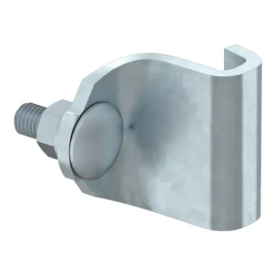 OBO Bettermann Klemmlasche KLAS 30 55 FT 6419007 | Befestigungslasche AS 30/55 | Stahl feuerverzinkt | 37x42