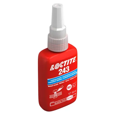 BETTERMANN Schraubensicherung Loctite 243 | mittelfest | für Metall-Gewinde | 50ml Tube | blau