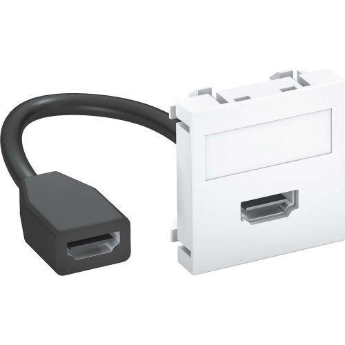 Bild: OBO Multimediaträger HDMI MTG-HD F SWGR1 m. Kabel Bu.-Bu. 45x45mm