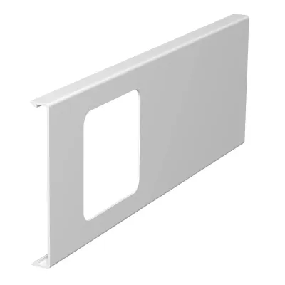 OBO Bettermann Oberteil für Geräteeinbau D2-1 110RW 6194036 | 1-fach | 110x300mm | PVC | IP30 | reinweiß RAL9010