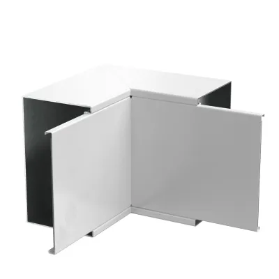OBO Bettermann Inneneck PLM IC 1220 RW 7218060 | Brandschutzgewebe | 90° | 230x120mm | Stahl | RAL 9010 reinweiß