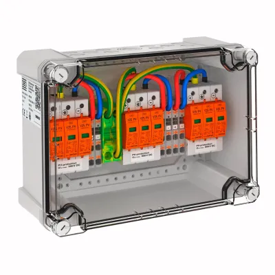 OBO BETTERMANN Generatoranschlusskasten PVG-BC 900K 111 | DC-Stringbox Photovoltaik | 3x1 String | 900V 41A | IP67