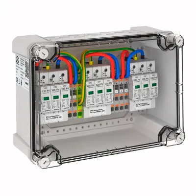 OBO Bettermann Generatoranschlusskasten PVG-C1000K 111 | DC-Stringbox Typ 2 | 3x1 String | 41A | 1000V DC | IP67