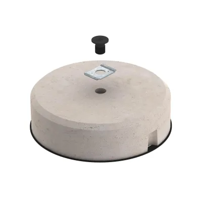 OBO BETTERMANN TrayFix-10-S 5403102 | Gitterrinnen-Montageset | inkl. FangFix-Stein 10 kg | für Flachdach