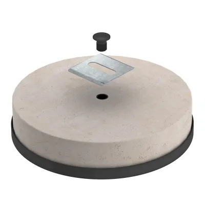 OBO BETTERMANN Rinnenbefestigungs-Set TrayFix-16-L 5403098 | FangFix-Stein 16 kg | für Kabelrinnen | Flachdach