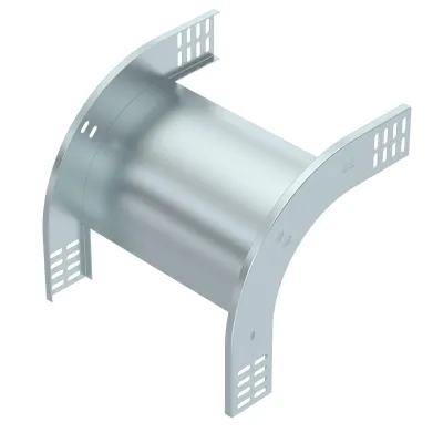 OBO Bettermann Vertikalbogen 90° fallend RBV 630 F FS 60x300 mm | Stahl bandverzinkt | Innenradius 180 mm