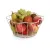 Bild: Zeller Present Obstkorb 27376 | Metall Obstkorb | Blütenform | 30x27x14 cm | Eisen | beige