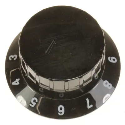 Ofenknopf Küppersbusch 063128 schwarz, Aufgesetzt