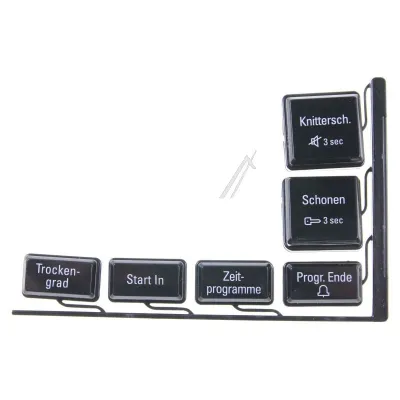 Ofenknopf Whirlpool schwarz 488000533670 Displaytasten