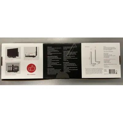 One for All Soundbar-Halterung WM5350 TURN | Universal Wandhalterung | bis 15 kg Tragkraft | schwarz