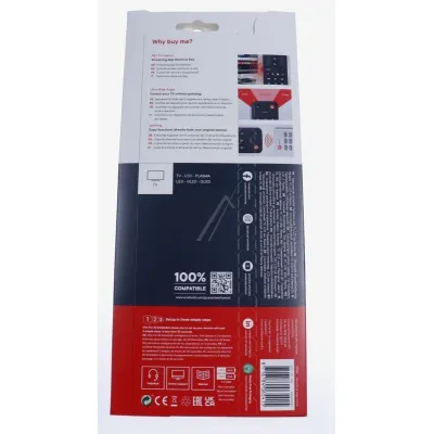 One For All Universalfernbedienung URC 7115 Evolve TV | lernfähig | für alle TV-Marken | Smart TV Steuerung | schwarz