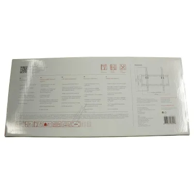 One For All TV-Wandhalterung WM2421 | neigbar 15° | 32-65 Zoll | VESA 200x200-400x400 | max. 80 kg | schwarz