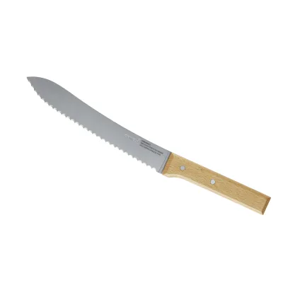 OPINEL Brotmesser Parallele No.116 | 1816 | Wellenschliff | 34,3cm | Klinge Edelstahl X50CrMoV15 | Griff Buchenholz