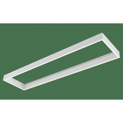 Opple Aufbaurahmen LED Slim Panel 542098017700 | Aufbaugehäuse für 1200x300 mm | Aluminium | weiß