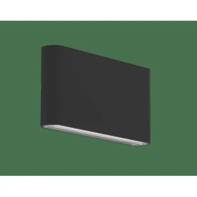 Opple LED-Wandleuchte Lucia 715000006300 | Außenleuchte Up & Down | 6W 570lm 3000K IP65 | schwarz