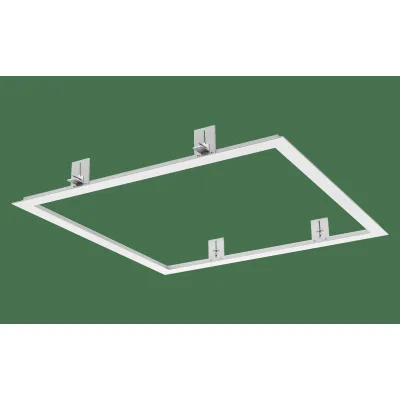 Opple Einbaurahmen für LED Panel Rc Sq600 542098009600 | 600x600 mm Deckenausschnitt | Aluminium | Weiß