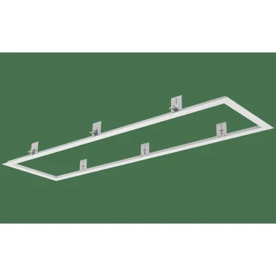 Opple Einbaurahmen LEDPanelRc Re300 #542098009800 | LED Panel Rahmen | Aluminium | Deckenausschnitt 1212x320 mm | weiß