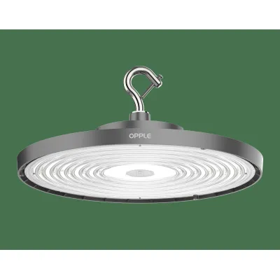 Opple LED-Hallenstrahler 545001073000 Highbay 180W 27900lm 5700K IP65 IK08 Aluminium | extrem breitstrahlend | grau