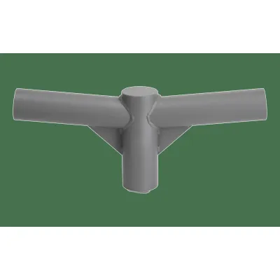 Opple Mastaufsatzstück 705098005500 | LED Streetlight Adapter für 2 Leuchten | Stahl pulverbeschichtet | 69/60 mm