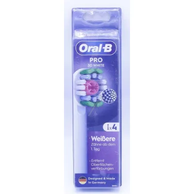 Oral-B 3D White Bürstenköpfe Braun 80728901 4er-Pack