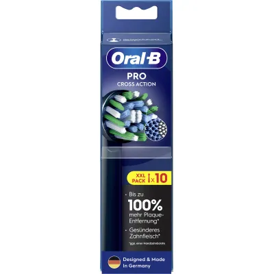 Oral-B Aufsteckbürsten schwarz Pro CrossAction 10er