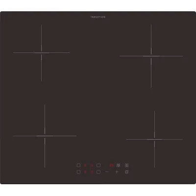 Oranier Induktionskochfeld KFI925 | 60 cm Einbau autark | 4 Kochzonen | Touch-Control | matte Glaskeramik | schwarz