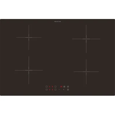 Oranier Induktionskochfeld KFI985 | 80 cm Einbaukochfeld | 4 Kochzonen | Touch-Control | Booster | matt Schwarz