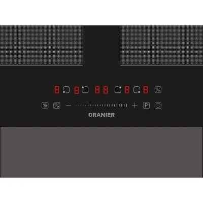 Oranier Induktionskochfeld FLI560 autark | 4 Kochzonen | 59cm | Slider-Bedienung | Brückenfunktion | Schwarz