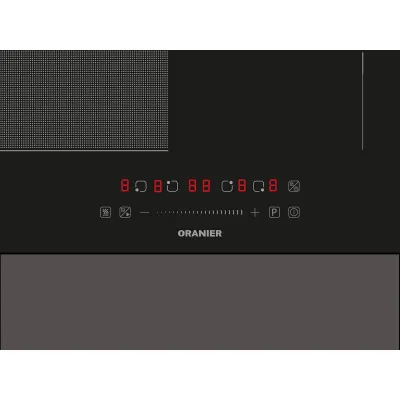 Oranier Induktionskochfeld KXI460 | FlexX Einbau autark | 4 Kochzonen | Slider | Booster | 59cm Schwarz