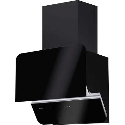 Oranier Dunstabzugshaube SIGNA 60S1 | 60 cm Kopffrei-Wandhaube | Abluft/Umluft | Touch-Control | LED | Schwarz
