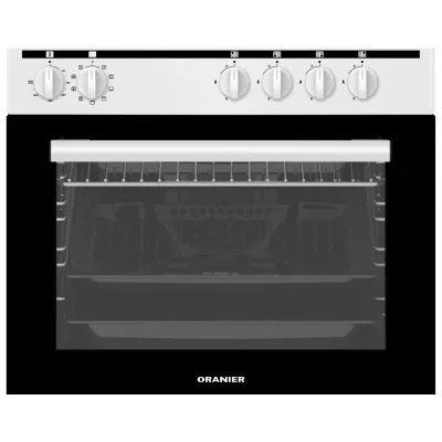 Oranier Gas-Elektro-Standherd STK657 | 60 cm | 4 Gaskochfelder | 9 Backofenfunktionen | Energieklasse A | weiß