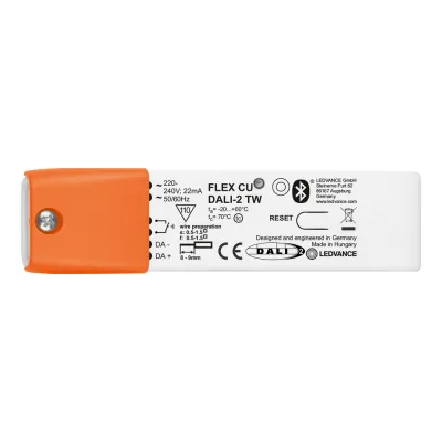 LEDVANCE Steuergerät FLEX CU DALI-2 TW | DALI-2 Lichtsteuerung | Tunable White | Bluetooth | App-Steuerung | IP20