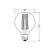 Bild: OSRAM LED Filament Globe 80 | 8,8W/822 | E27 dimmbar | 806lm 2200K warmweiß | Vintage Glas gold | 8cm