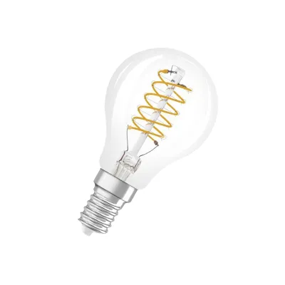 OSRAM LED-Filament Lampe Vintage 1906 Classic P45 E14 4,8W 470lm 2700K dimmbar | klar | warmweiß | 15.000h | Glas