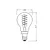 Bild: OSRAM LED-Filament Lampe Vintage 1906 Classic P45 E14 4,8W 470lm 2700K dimmbar | klar | warmweiß | 15.000h | Glas