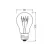 Bild: LEDVANCE LED-Lampe E27 Vintage 1906 Classic A40 DIM 4,8W 2700K 470lm | dimmbar | Filament | Glas | warmweiß | 15.000h