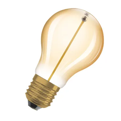 LEDVANCE LED-Lampe E27 Vintage 1906 CLAS A FIL MAG 1.8W | LED-Filament | 2700K warmweiß | 80lm | Glas | gold