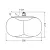 Bild: OSRAM LED Filamentlampe 1906 Big Elipse DIM 12W E27 | 350 lm | 1800K warmweiß | 30 cm | dimmbar | Smoke