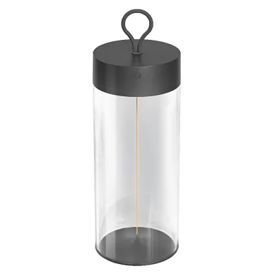 OSRAM LED-Stehleuchte Decor Filament Floor | Floating Filament | Akku USB-C | dimmbar Touch | 32cm | 2700K | weiß