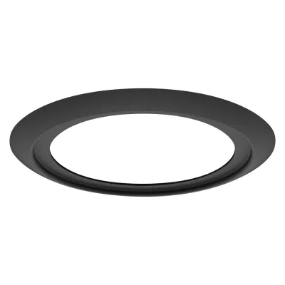 LEDVANCE Sanierungsring SP RING D100 BK | Befestigungssatz für Deckenausschnitt 68 mm | Stahl | Ø100 mm | schwarz