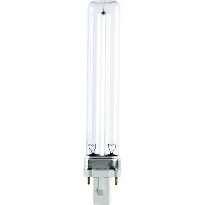Osram HNS S 9W G23 UVC Lampe 254 nm | Ozonfrei | Entkeimung Wasser Luft Oberflächen | 145 mm Glas