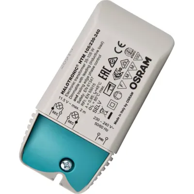 Osram Elektronischer Trafo HTM 105/230-240 | Halotronic Mouse | 35-105W | 11,4V | dimmbar | Kurzschlussschutz | weiß